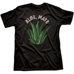 Aloe, Mate T-Shirt // Black (3XL)