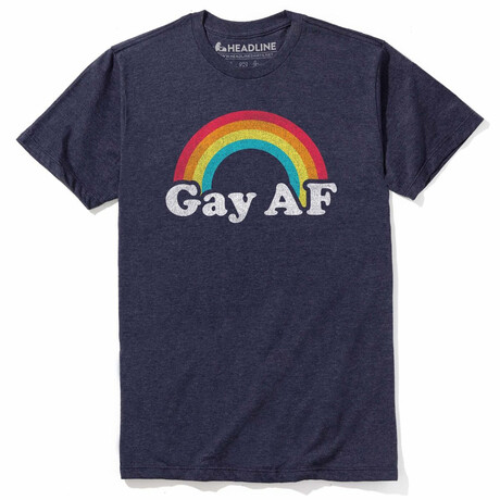 Gay Af T-Shirt // Navy Heather (S)