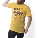 Area 51 T-Shirt // Triblend Gold (XL)