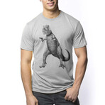 Deadliest Predator T-Shirt // Silver (3XL)