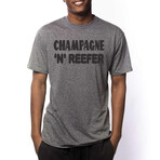Champagne & Reefer T-Shirt // Grey Heather (2XL)