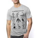 Cryptids Of America T-Shirt // Silver (S)