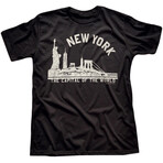New York The Capital Of The World T-Shirt // Black (L)