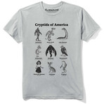 Cryptids Of America T-Shirt // Silver (S)