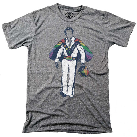 Pride Daredevil T-Shirt // Grey Heather (S)
