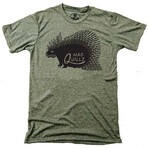 Mad Quillz T-Shirt // Olive Heather (L)