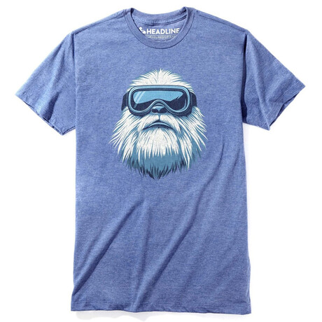 Yeti Skier T-Shirt // Royal Heather (S)