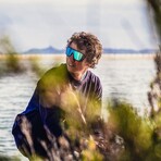 Smith // Boomtown ChromaPop Polarized Sunglasses // Matte Tortoise + Chroma Pop Polarized Opal Mirror