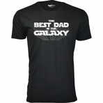 The Best Dad in The Galaxy T-Shirt // Black (XL)