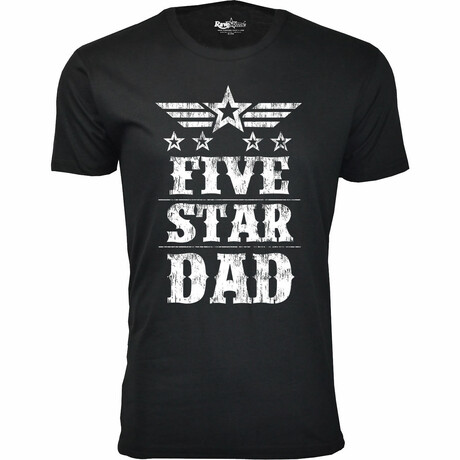 Five Star T-Shirt // DAD // Black (S)