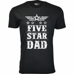 Five Star T-Shirt // DAD // Black (M)