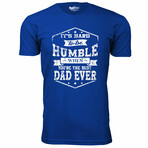 It's Hard to be HUMBLE T-Shirt // DAD // Royal (M)