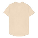Horizon Ottoman Classic Rounded Bottom SS Henley Tee // Oat (XL)