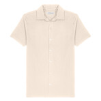 Horizon Ottoman Button Down SS Shirt // Oat (XL)