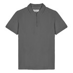 Pivot Vertical Ottoman SS Zip Polo // Charcoal (2XL)