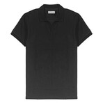 Pivot Vertical Ottoman SS V-Neck Polo // Black (L)