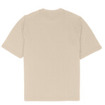 Streetlight Seersucker SS Tee // Natural/Cream (L)