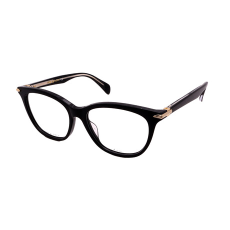 RagnBone // Men's //RNB3033 0807 Square Optical Glasses // Black Gold + Clear Demo Lenses