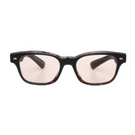 Oliver Peoples // Men's // OV5507U 1722 Square Optical Glasses // Black Brown Gradient + Clear Demo Lenses