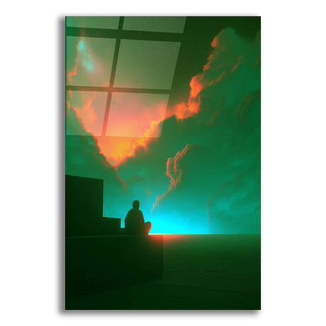 Distant Echoes (12.0"W x 0.13"L x 16.0"H)