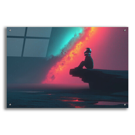 Solitude Among Stars (12"W x 0.13"L x 16"H)