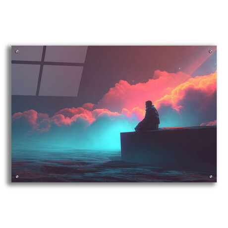 Space Wanderer (12"W x 0.13"L x 16"H)