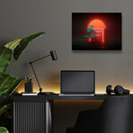 Space Pianist (12"W x 0.13"L x 16"H)