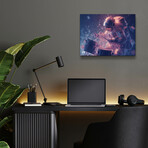 Galactic Percussionist (12"W x 0.13"L x 16"H)