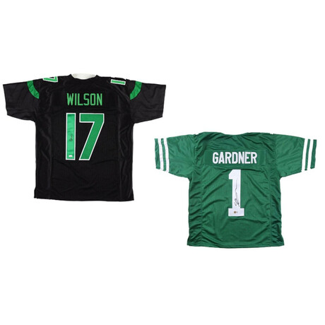 New York Jets // Garrett Wilson & Ahmad "Sauce" Gardner // Signed Jerseys