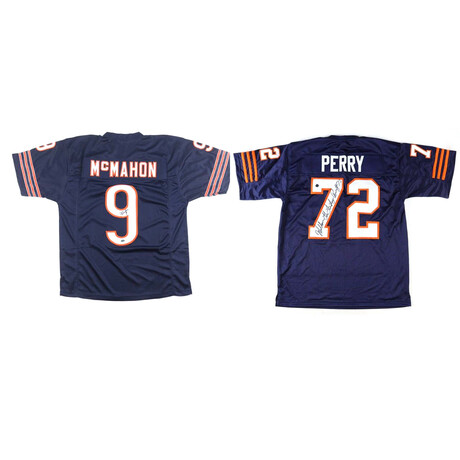 Chicago Bears // Jim McMahon & William Perry // Signed Jerseys