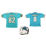 Jacksonville Jaguars // Jimmy Smith & Mark Brunel // Signed Jerseys + Helmet