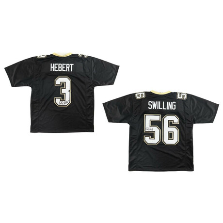 New Orleans Saints // Bobby Hebert & Pat Swilling // Signed Jerseys