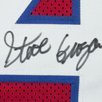 New England // Steve Grogan & Stanley Morgan // Signed Jersey + Helmet + Photos