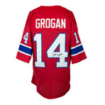 New England // Steve Grogan & Stanley Morgan // Signed Jersey + Helmet + Photos