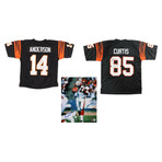 Cincinnati Bengals // Ken Anderson & Isaac Curtis // Signed Jerseys + Photo