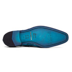 Olivieri // Pirarucu Leather Oxford Shoes // Caribbean Blue (US: 9.5)