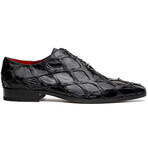 Olivieri // Pirarucu Leather Oxford Shoes // Black (US: 7)