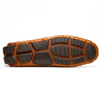 Bolonia // Ostrich Leg Leather Drivers // Brandy (US: 7)