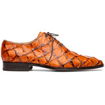 Olivieri // Pirarucu Leather Oxford Shoes // Brandy (US: 7)