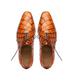 Olivieri // Pirarucu Leather Oxford Shoes // Brandy (US: 7)