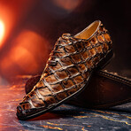 Olivieri // Pirarucu Leather Oxford Shoes // Light Brown (US: 8)