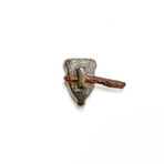 Late Medieval Bronze And Iron Bullet Mold