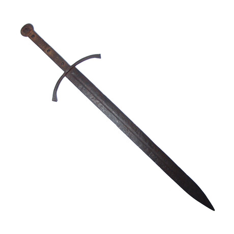 Enormous Medieval "Bastard" Sword // c. 1200 - 1500 AD