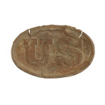 Civil War Battlefield-Recovered US Belt Plate // c. 1861-1865