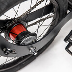 Halfbike // Black (S: 4'11" - 5'3" (≤187 lb))