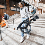 Halfbike // Black (S: 4'11" - 5'3" (≤187 lb))