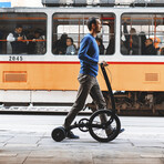 Halfbike // Black (S: 4'11" - 5'3" (≤187 lb))
