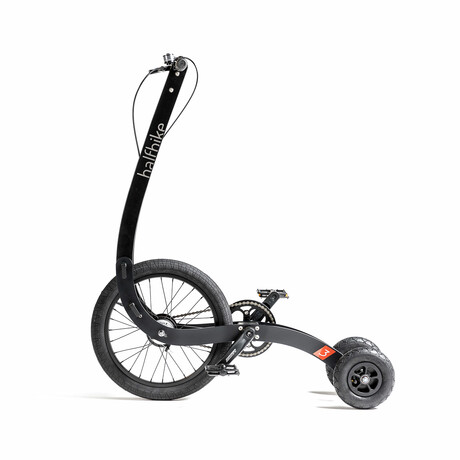 Halfbike // Black (S: 4'11" - 5'3" (≤187 lb))