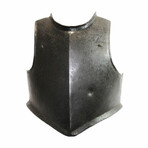 Incredible 16th Century Steel Armor Breastplate // Bullet Hole!