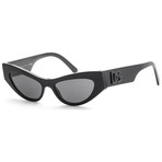 Dolce & Gabbana // Women's DG4450-501-87-52 // Black + Dark Grey
